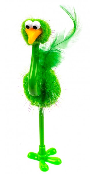 Ручка Страус, зелена Ручка Страус, зелена