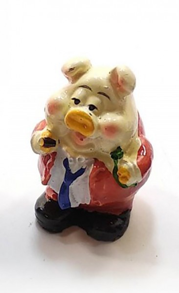 Веселая статуэтка Поросенок в образе Веселая статуэтка Поросенок в образе