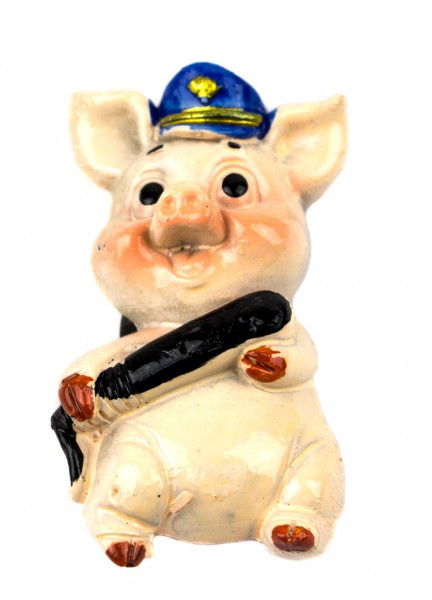 Магніт на холодильник Свин поліцейський . Магніт на холодильник Свин поліцейський .