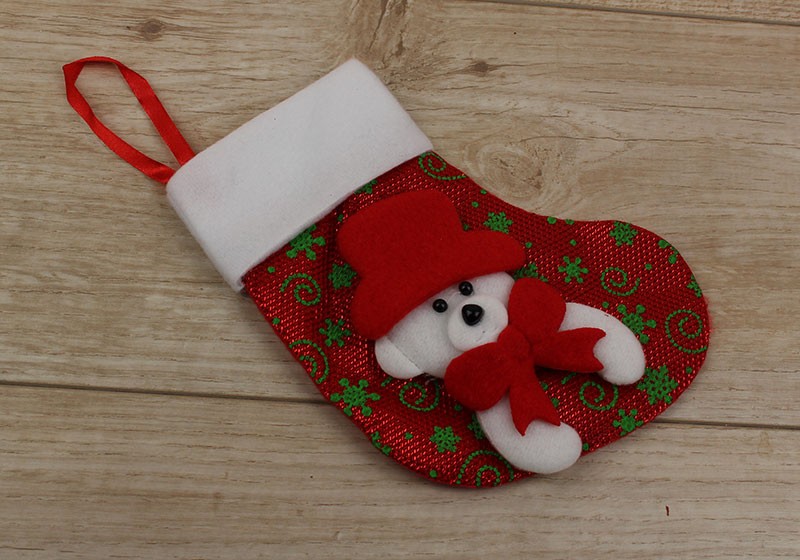 Новорічний носок Ведмедик Новорічний носок Ведмедик