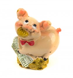Символ года статуэтка Свинка богач Символ года статуэтка Свинка богач