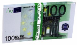 Грошовий блокнот пачка 100 євро Грошовий блокнот пачка 100 євро