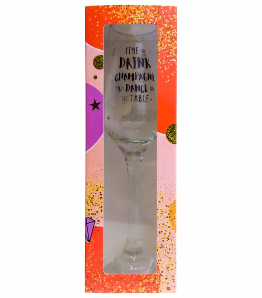 Келих для шампанського Time to drink Келих для шампанського Time to drink