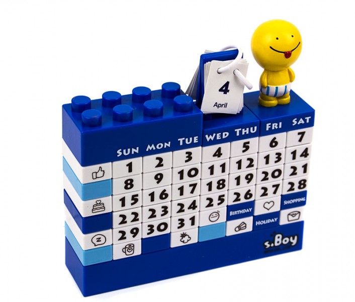 Календар Конструктор синій Календар Конструктор синій