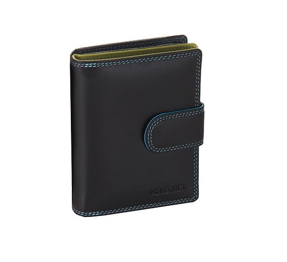 Гаманець шкіряний Valentini, Чорний Гаманець шкіряний Valentini, Чорний