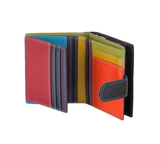 Гаманець шкіряний Valentini, Чорний Гаманець шкіряний Valentini, Чорний