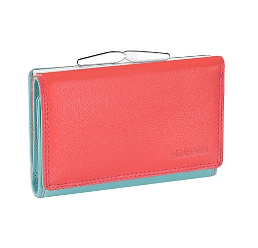 Гаманець шкіряний Valentini, Рожевий Гаманець шкіряний Valentini, Рожевий