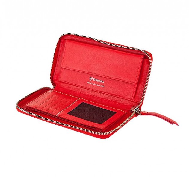 Гаманець клатч Valentini, Червоний Гаманець клатч Valentini, Червоний