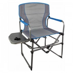  Highlander Compact Directors With Side Table Grey