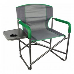  Highlander Directors With Side Table Grey