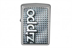  ZIPPO 28280 Z3D ABSTRACKT 1 ZIPPO EMBLEM BRUSHED CHROME