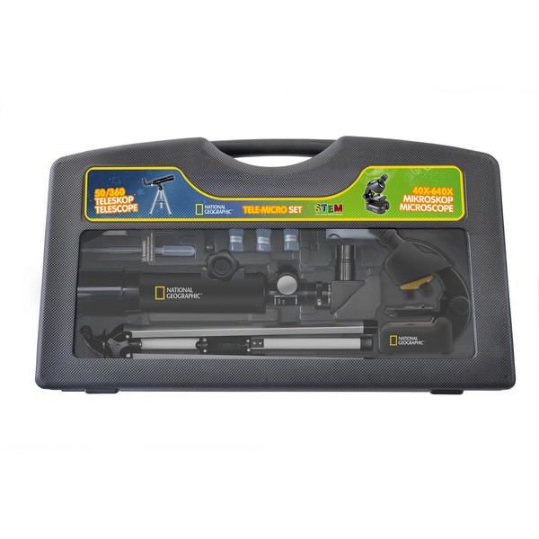 Мікроскоп National Geographic Junior 40x-640x + Телескоп 50/360 Мікроскоп National Geographic Junior 40x-640x + Телескоп 50/360