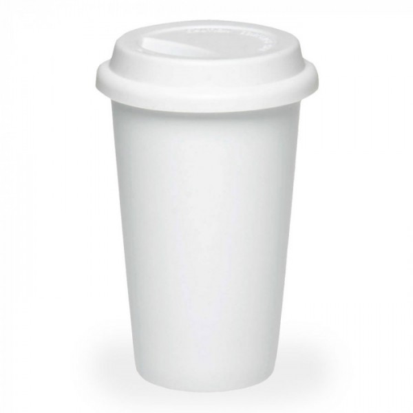 Термокухоль з кришкою біла . Термокухоль з кришкою біла .