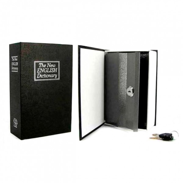 Книга сейф Словник 27 см чорна Книга сейф Словник 27 см чорна