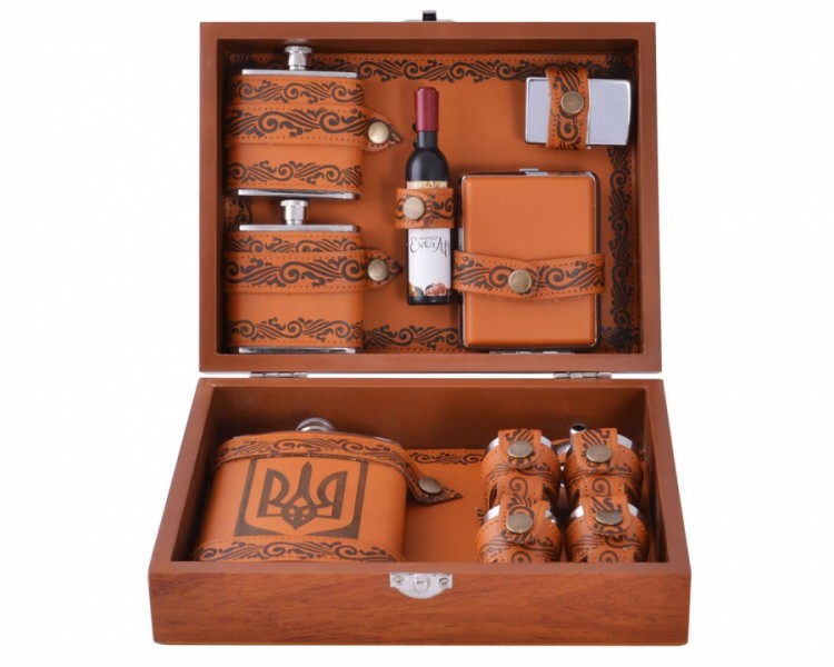 Подарунковий набір з флягою Україна Подарунковий набір з флягою Україна