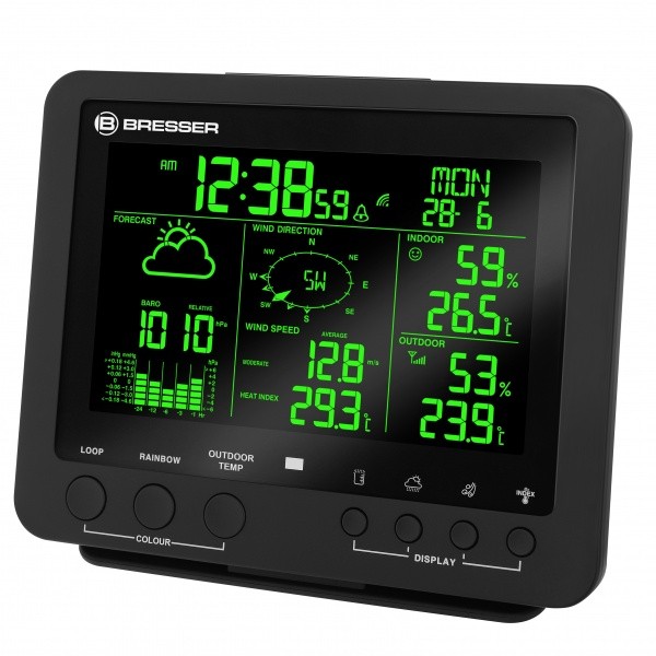  Bresser Weather Center 5-in-1 256 colour Black