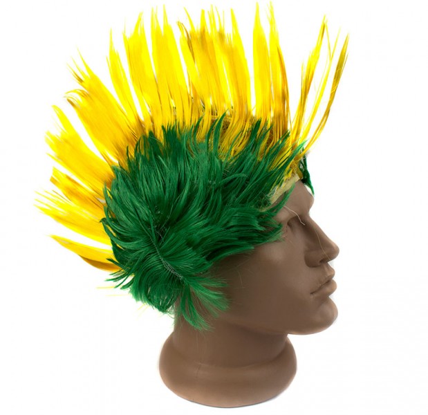 Перука Ірокез кольорова Перука Ірокез кольорова