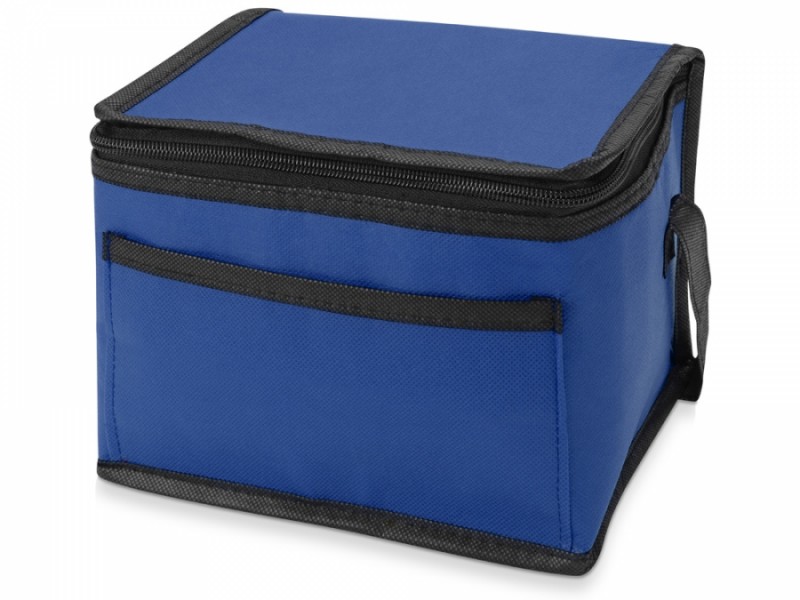Сумка-холодильник Кубик синя . Сумка-холодильник Кубик синя .