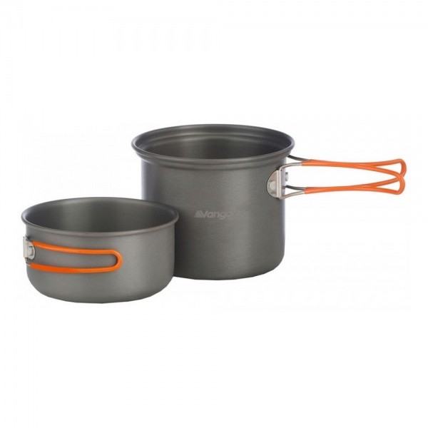 Набір посуду Vango Hard Anodised Cook Kit 2 Person Grey Набір посуду Vango Hard Anodised Cook Kit 2 Person Grey