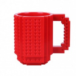 Кружка Лего конструктор красная 