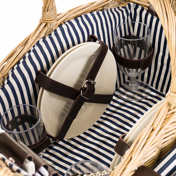 Кошик для пікніка на 4 особи Затишок Кошик для пікніка на 4 особи Затишок