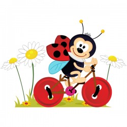 Наклейка Детская Ladybug