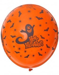 Кулі латексні Веселого Хелловіна Кулі латексні Веселого Хелловіна