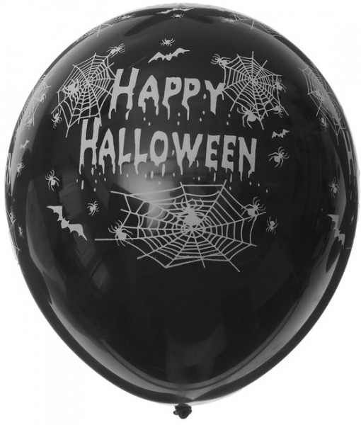 Шары латексные Happy Halloween паутина Шары латексные Happy Halloween паутина