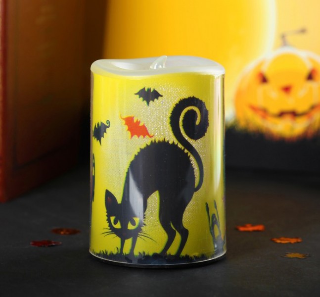 Свеча световая Черный кот Свеча световая Черный кот