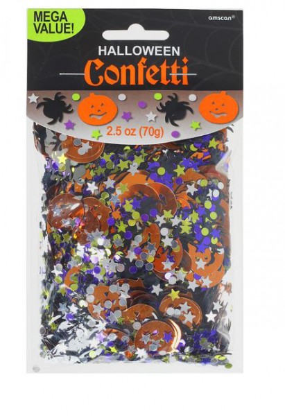 Конфетти Хэллоуин тыквы и пауки Конфетти Хэллоуин тыквы и пауки