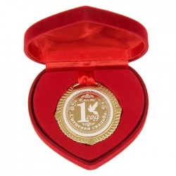 Медаль подарункова " Ситцевая свадьба - 1 год вместе " Медаль подарункова " Ситцевая свадьба - 1 год вместе "