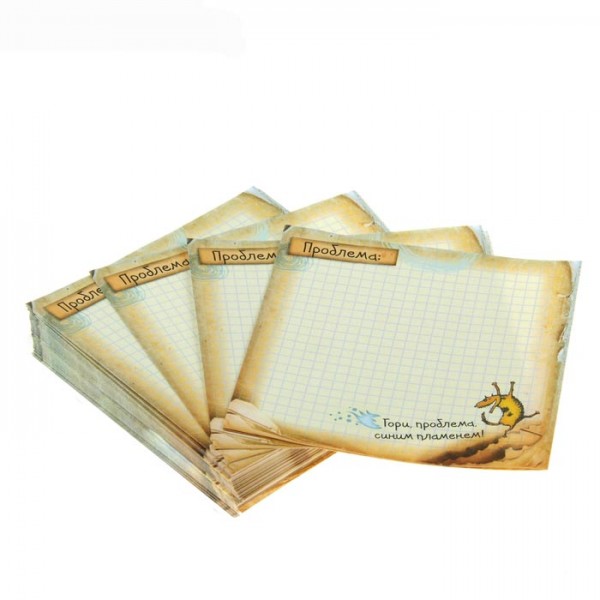 Папір для нотаток "Вирішення всіх проблем" Папір для нотаток "Вирішення всіх проблем"