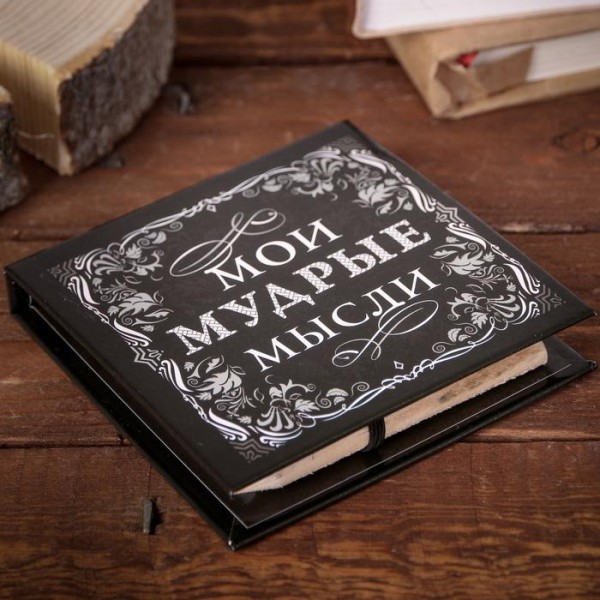 Футляр для паперу з олівцем Мої мудрі думки, 100 аркушів Футляр для паперу з олівцем Мої мудрі думки, 100 аркушів