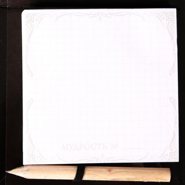 Футляр для паперу з олівцем Мої мудрі думки, 100 аркушів Футляр для паперу з олівцем Мої мудрі думки, 100 аркушів