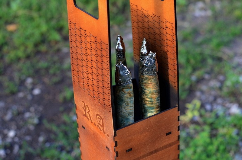 Набір шампурів у тубусі "Рибальський стан" Набір шампурів у тубусі "Рибальський стан"