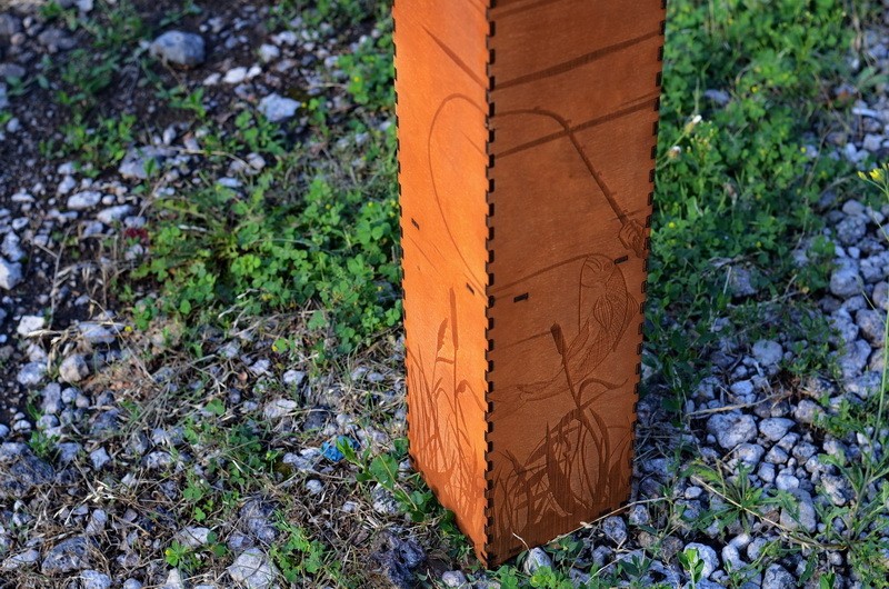 Набір шампурів у тубусі "Рибальський стан" Набір шампурів у тубусі "Рибальський стан"