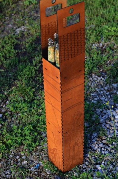 Набір шампурів у тубусі "Рибальський стан" Набір шампурів у тубусі "Рибальський стан"