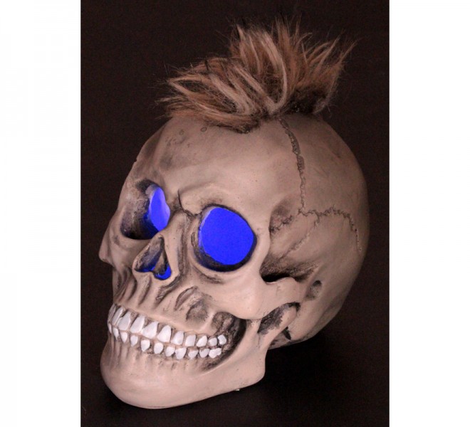 Череп панк с подсветкой Punks not Dead Череп панк с подсветкой Punks not Dead