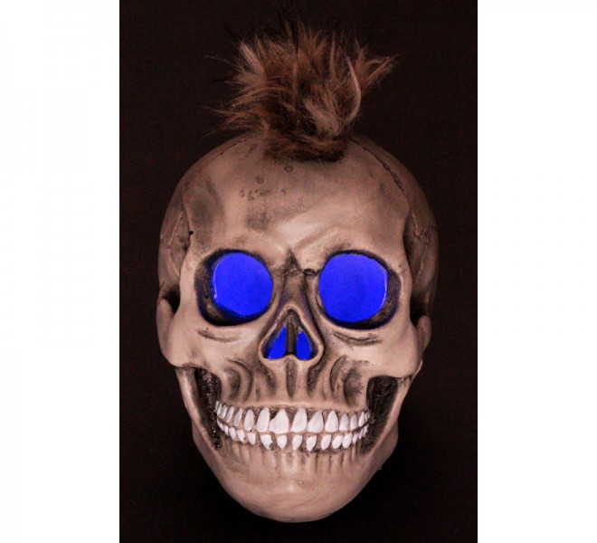 Череп панк с подсветкой Punks not Dead Череп панк с подсветкой Punks not Dead