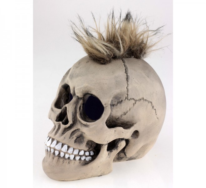 Череп панк с подсветкой Punks not Dead Череп панк с подсветкой Punks not Dead