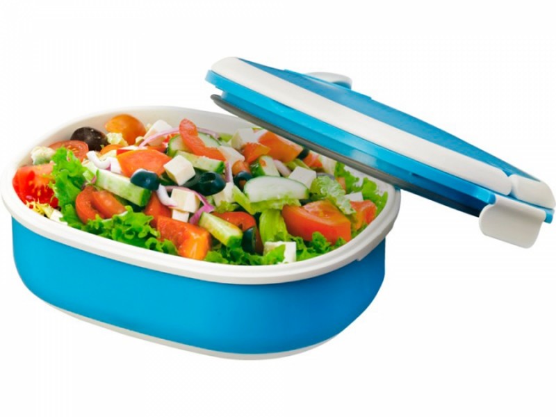 Контейнер для ланчу синій . Контейнер для ланчу синій .