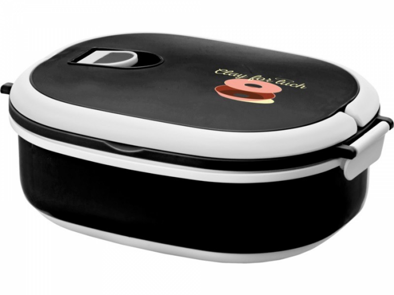 Контейнер для ланчу чорний . Контейнер для ланчу чорний .