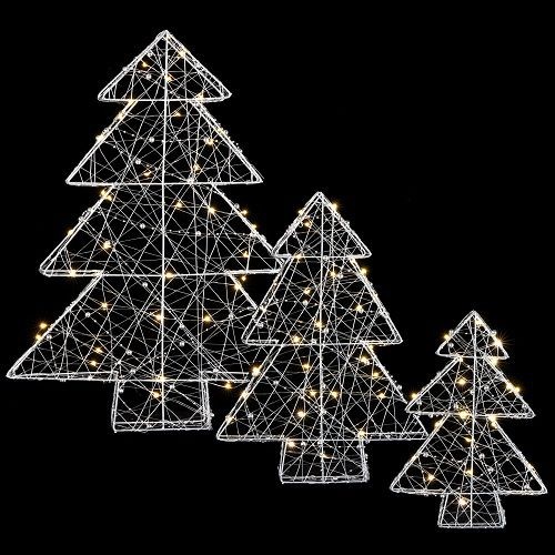 Комплект с 3-х декоративных фигурок "Три елки" Комплект с 3-х декоративных фигурок "Три елки"