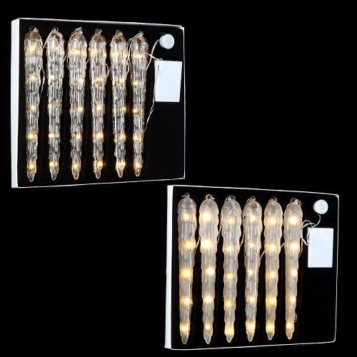 Набор декоративных украшений "Сосульки новогодние" Набор декоративных украшений "Сосульки новогодние"