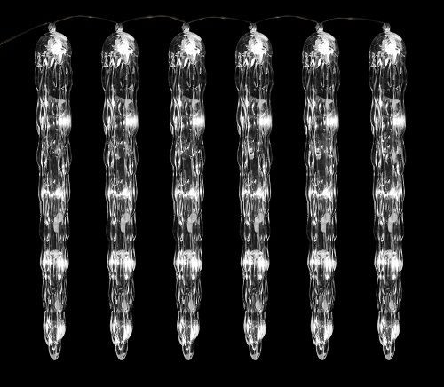 Набор декоративных украшений "Сосульки новогодние" Luca Lighting, цвет холодный Набор декоративных украшений "Сосульки новогодние" Luca Lighting, цвет холодный