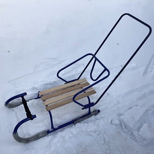 Санки зимові "Сніжок" сині Санки зимові "Сніжок" сині