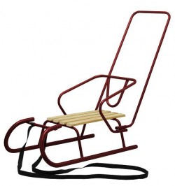 Санки зимові "Сніжок" бордові Санки зимові "Сніжок" бордові