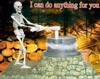 Скелет - мельница,копилка Скелет - мельница,копилка