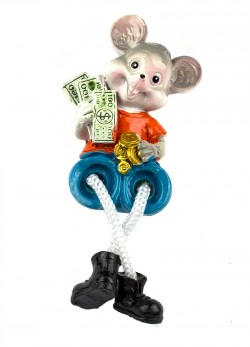Магнит на холодильник Мышка с деньгами Магнит на холодильник Мышка с деньгами