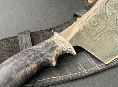 Ніж-сікач Ведмідь , мельхіор . Ніж-сікач Ведмідь , мельхіор .